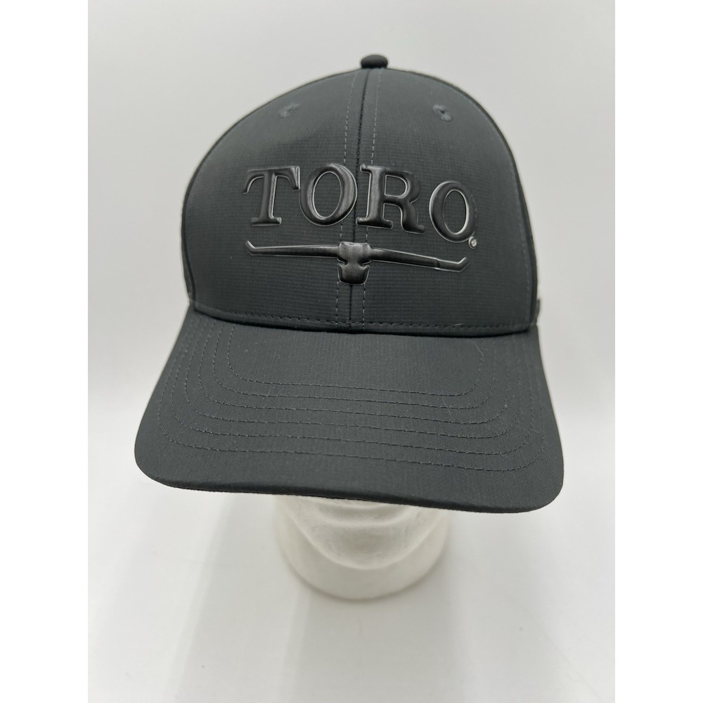 Toro Black‎ Performance Adjustable Strapback Hat Cap Lowe's Logo Ventilated